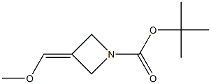 tert-butyl 3-(MethoxyMethylene)azetidine-1-carboxylate Struktur