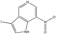 3-Iodo-7-nitro-5-azaindole Struktur