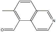 6-Methylisoquinoline-5-carbaldehyde Struktur