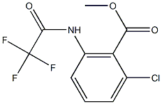 Methyl 2-chloro-6-(trifluoroacetaMido)benzoate Struktur