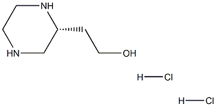 (R)-2-(Piperazin-2-yl)ethanol dihydrochloride Struktur