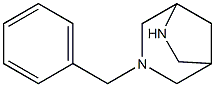 3-benzyl-3,6-diazabicyclo[3.2.1]octane Structure