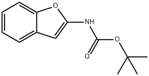 tert-butyl benzofuran-2-ylcarbaMate Struktur