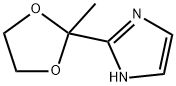 2-(2-Methyl-1,3-dioxolan-2-yl)-1H-iMidazole Struktur