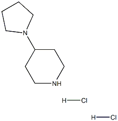 4-Pyrrolidin-1-yl-piperidine dihydrochloride Struktur