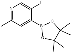 5-fluoro-2-Methyl-4-(4,4,5,5-tetraMethyl-1,3,2-dioxaborolan-2-yl)pyridine Struktur