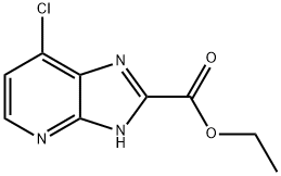 ethyl 7-chloro-1H-iMidazo[4,5-b]pyridine-2-carboxylate Struktur