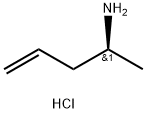 (S)-PENT-4-EN-2-AMINE HYDROCHLORIDE, 1416242-38-0, 結(jié)構(gòu)式