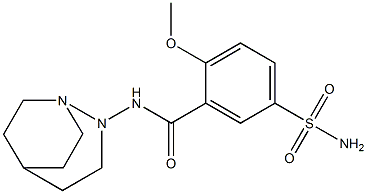 Benzamide,5-(aminosulfonyl)-N-1,2-diazabicyclo[3.2.2]non-2-yl-2-methoxy-|