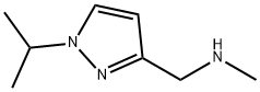 1-(1-isopropyl-1H-pyrazol-3-yl)-N-methylmethanamine Struktur