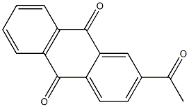 9,10-Anthracenedione, 2-acetyl- Struktur