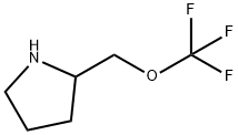 2-([Trifluoromethoxy]methyl)pyrrolidine HCl Struktur