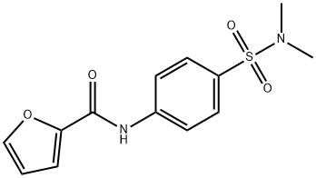 N-[4-(dimethylsulfamoyl)phenyl]furan-2-carboxamide Struktur