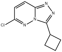 6-CHLORO-3-CYCLOBUTYL-[1,2,4]TRIAZOLO[4,3-B]PYRIDAZINE Struktur