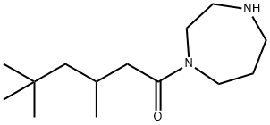 1-(1,4-diazepan-1-yl)-3,5,5-trimethylhexan-1-one Struktur