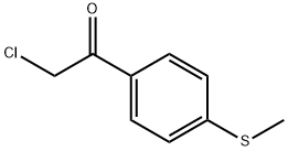 Ethanone, 2-chloro-1-[4-(methylthio)phenyl]- Struktur