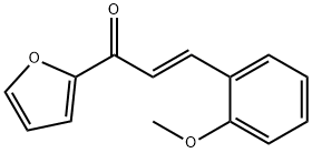 (2E)-1-(furan-2-yl)-3-(2-methoxyphenyl)prop-2-en-1-one Struktur