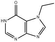 7-Ethyl-1,7-dihydro-6H-purin-6-one Struktur