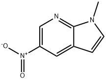 1-Methyl-5-nitro-1H-pyrrolo[2,3-b]pyridine Struktur