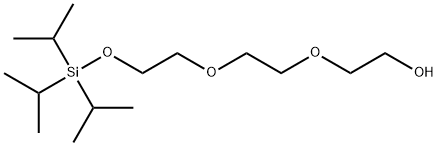 3,3-diisopropyl-2-methyl-4,7,10-trioxa-3-siladodecan-12-ol Struktur