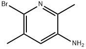 3-Amino-6-bromo-2,5-dimethylpyridine Struktur