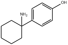 4-(1-aminocyclohexyl)phenol Struktur