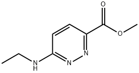 Methyl 6-(Ethylamino)pyridazine-3-carboxylate Struktur