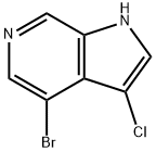 4-Bromo-3-chloro-1H-pyrrolo[2,3-c]pyridine Struktur