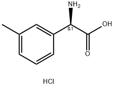 R-3-Methylphenylglycine hydrochloride Struktur