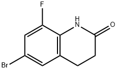 6-BROMO-8-FLUORO-3,4-DIHYDROQUINOLIN-2(1H)-ONE Struktur