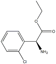 ETHYL(2S)-2-AMINO-2-(2-CHLOROPHENYL)ACETATE Struktur