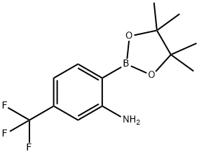 2-(4,4,5,5-tetramethyl-1,3,2-dioxaborolan-2-yl)-5-(trifluoromethyl)aniline