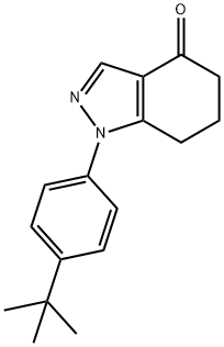 1-(4-TERT-BUTYLPHENYL)-1,5,6,7-TETRAHYDROINDAZOL-4-ONE Struktur