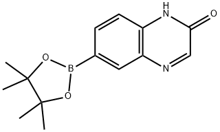 6-(4,4,5,5-tetramethyl-1,3,2-dioxaborolan-2-yl)quinoxalin-2(1H)-one Struktur