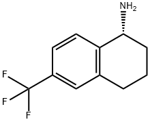 (1R)-6-(TRIFLUOROMETHYL)-1,2,3,4-TETRAHYDRONAPHTHYLAMINE Struktur