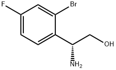 (2R)-2-AMINO-2-(2-BROMO-4-FLUOROPHENYL)ETHAN-1-OL Structure