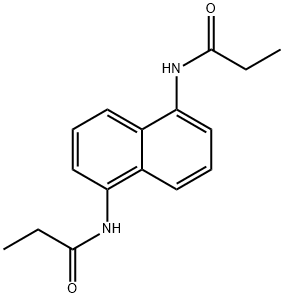 N,N-(naphthalene-1,5-diyl)dipropionamide Struktur