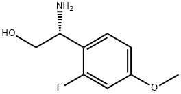 (2R)-2-AMINO-2-(2-FLUORO-4-METHOXYPHENYL)ETHAN-1-OL Struktur