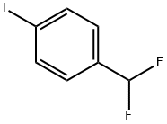 1-(difluoromethyl)-4-iodobenzene Struktur