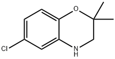 6-chloro-2,2-dimethyl-3,4-dihydro-2H-benzo[b][1,4]oxazine Structure