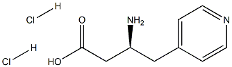 (S)-3-Amino-4-(4-pyridyl)-butyric acid2HCl Struktur