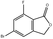 5-Bromo-7-fluoroisobenzofuran-1(3H)-one Struktur