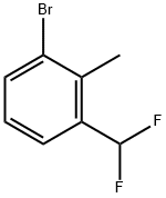 1-Bromo-3-(difluoromethyl)-2-met hylbenzene Struktur