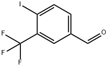 4-Iodo-3-trifluoromethyl-benzaldehyde Struktur