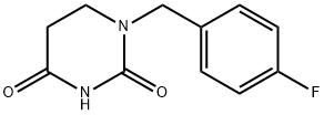 1-(4-Fluoro-benzyl)-dihydro-pyrimidine-2,4-dione Struktur