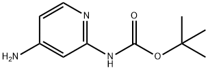 Tert-Butyl N-(4-Aminopyridin-2-Yl)Carbamate Struktur