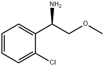 (1R)-1-(2-CHLOROPHENYL)-2-METHOXYETHAN-1-AMINE Struktur