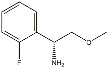 (1R)-1-(2-FLUOROPHENYL)-2-METHOXYETHAN-1-AMINE Struktur