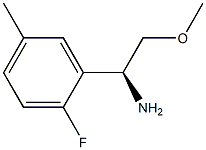 (1S)-1-(2-FLUORO-5-METHYLPHENYL)-2-METHOXYETHYLAMINE Struktur