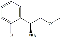 (1S)-1-(2-CHLOROPHENYL)-2-METHOXYETHAN-1-AMINE Struktur